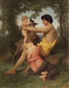 Adolphe William Bouguereau Idyll:Family from Antiquity (nn04) oil on canvas